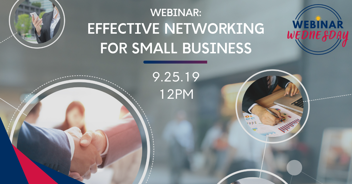 Webinar: Effective Networking For Small Business | CSU Bakersfield SBDC